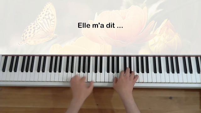 Joe Dassin - Siffler sur la colline (avec paroles) - Piano смотреть онлайн