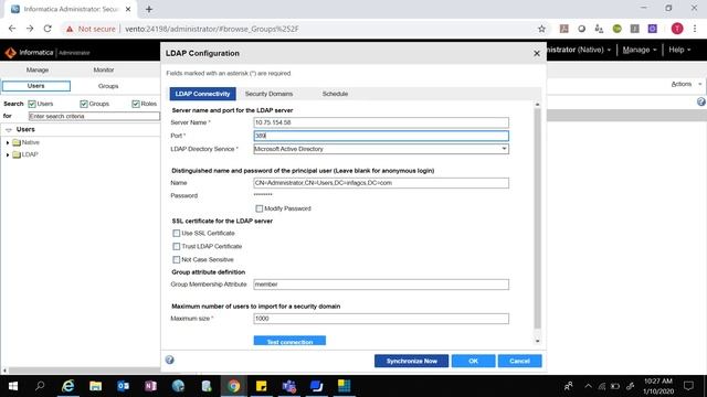 How to use LDAP Authentication in an Informatica Domain смотреть онлайн
