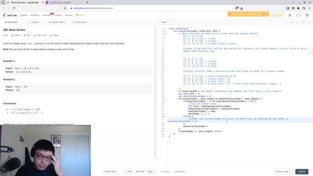 Terrible LeetCode in Kotlin: #238 Move Zeroes смотреть онлайн