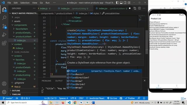 #22 - Product List Item Component - React Native Tutorial For Beginners 2023 смотреть онлайн