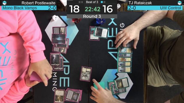 Mono-Black Vampires vs UW Control | Pioneer Weekly | Round 3 | Paper MTG смотреть онлайн