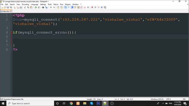 PHP MySQL connect to remote database (Connect Server Database from Localhost) смотреть онлайн