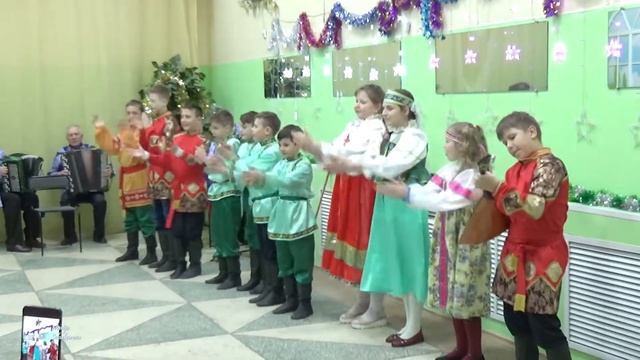 фрагмент/детские посиделки на Рождество Д/К с.Некрасовка/архив 25.12.19г смотреть онлайн