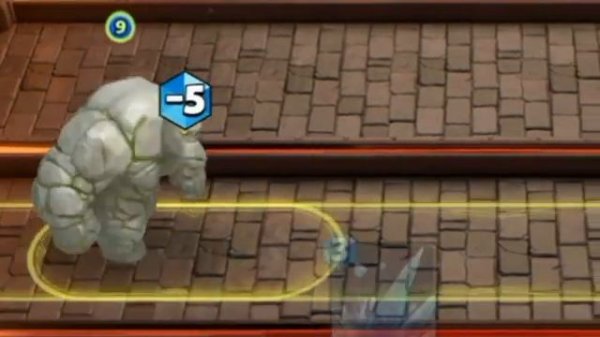 Гигантский голем, фан атака, Кастл краш, castle crush