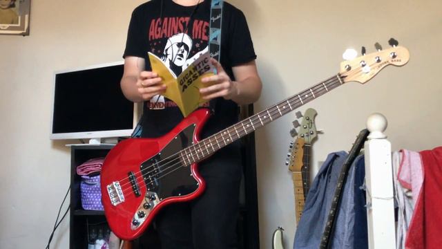 Green Day - All By Myself Bass Cover (with tabs) смотреть онлайн