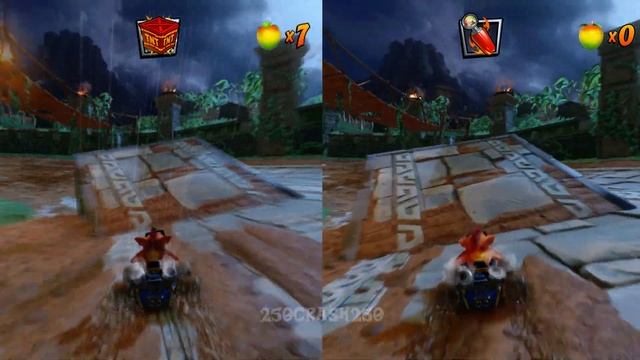 Crash Team Racing Nitro-Fueled - Nintendo Switch Vs PS4 Pro Comparison