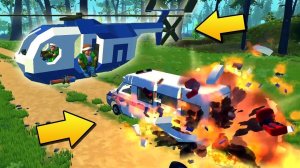 БИТВА СТО НАЧАЛЬНИКА ПОЙМАЛА ПОЛИЦИЯ на ВЕРТОЛЁТЕ МУЛЬТИК в Scrap Mechanic СКРАП МЕХАНИК