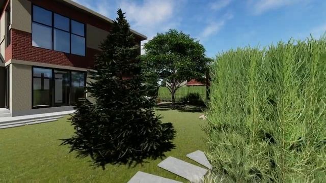 Ландшафтное проектирование от Geomitria Дизайна. Ролик по 3D визуализации одного из наших проектов смотреть онлайн