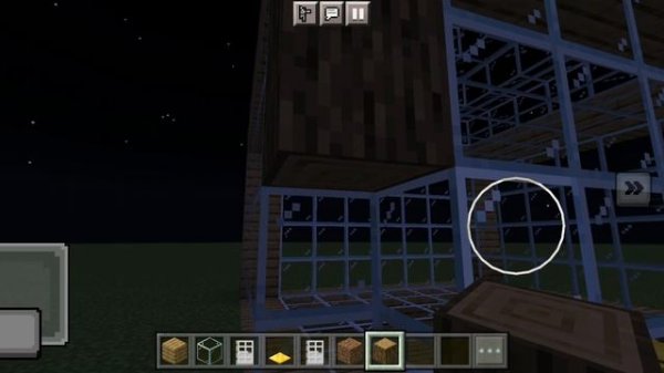 строю стеклянный дом в Minecraft!!!!!!