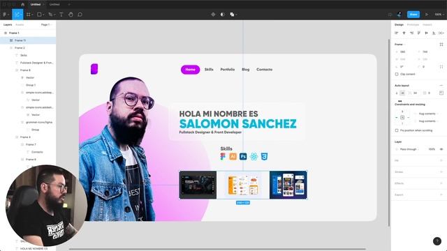 Como diseñar tu portafolio PRO en Figma смотреть онлайн