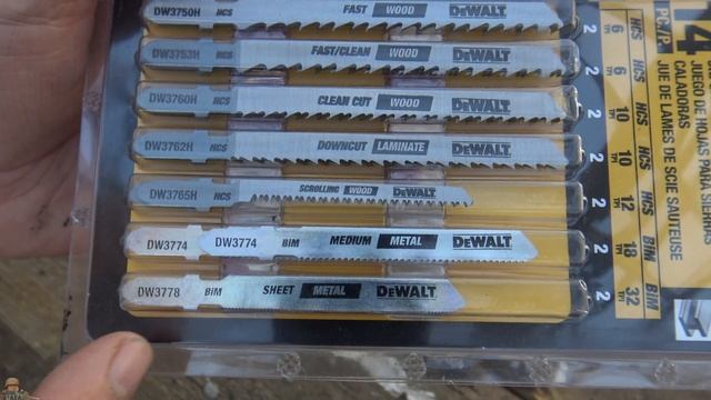 Набор пилок для лобзика Dewalt DW3742C (DT2298) смотреть онлайн