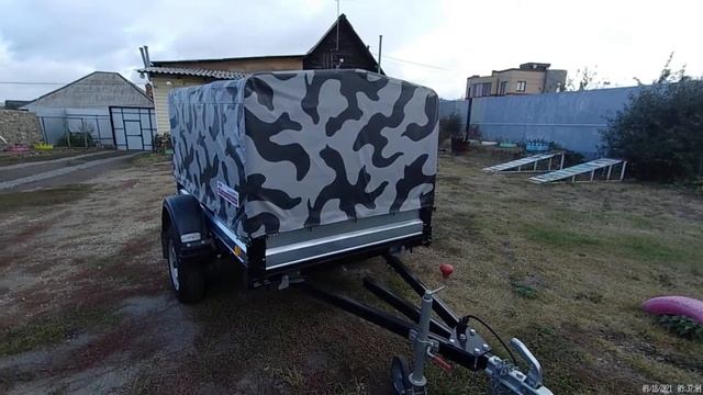 Курганский прицеп. (Крепыш). Высокий тент. Доработки.