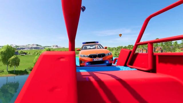 TRANSPORTING BMW, AUDI, DACIA, FORD, VOLVO, RANGE ROVER, VOLKSWAGEN POLICE CARS! FS22 смотреть онлайн