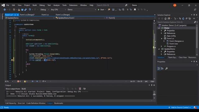 How to make an automatic updater in Visual Studio! | C# | 2020 | With and without Setup! смотреть онлайн