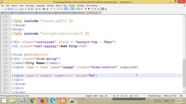 Tourism Guide Project PHP MYSQL Part 17 | By Pankaj Panjwani смотреть онлайн
