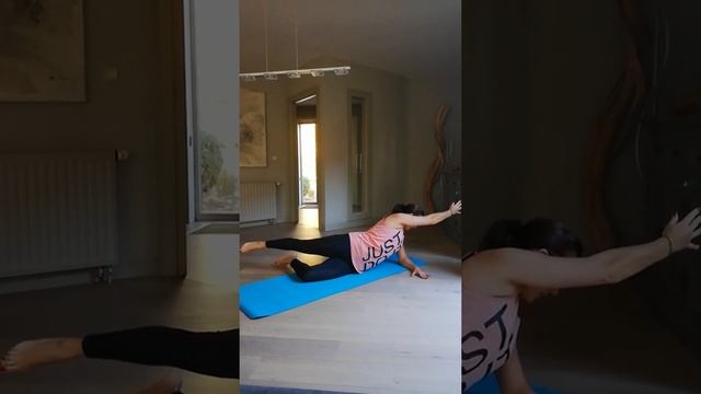 Zijoefeningen van Pilates ************************* Пилатес на боку смотреть онлайн
