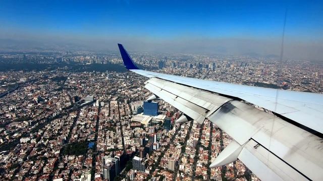 Landing at Mexico City's Benito Juarez International Airport (MEX/MMMX) 2017-11 смотреть онлайн