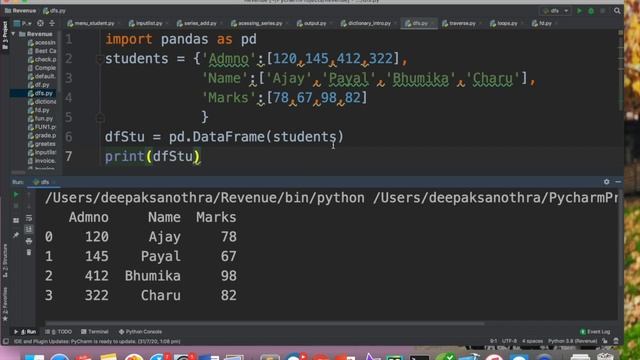 What are Dataframes in Python? Creating a Dataframe using Nested Dictionaries XII I.P. #cbse #ip смотреть онлайн