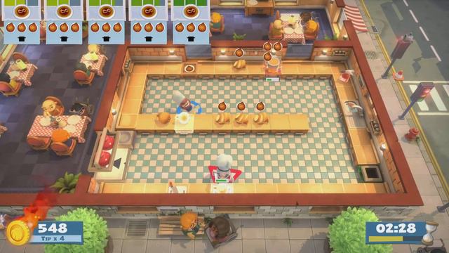 [PS5 Gameplay] Overcooked! [2 player] Level 1-1 [4-star] смотреть онлайн