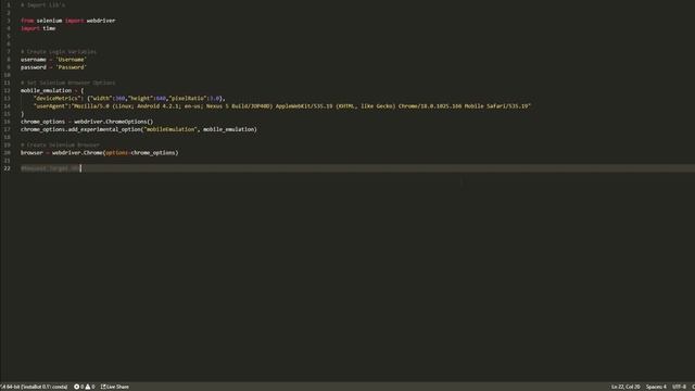 Building an automatic Instagram Bot with Python #1 смотреть онлайн