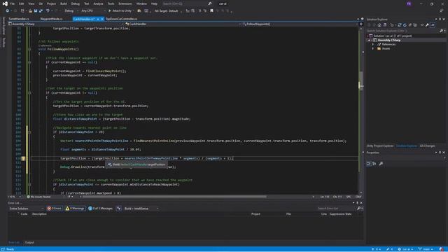 Better waypoints & skill level how to create an AI Bot Race Car Controller in Unity tutorial Part 3 смотреть онлайн