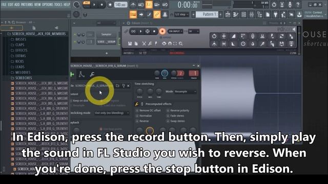 REVERSE SOUND FL STUDIO | How to Reverse a Sample in FL Studio (Reverse Effect Tutorial Edison) смотреть онлайн