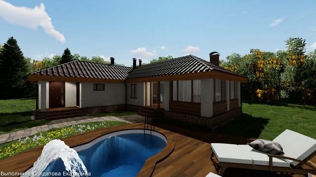 Комплект для загородной жизни. Дом и баня 230 и 85м2 смотреть онлайн