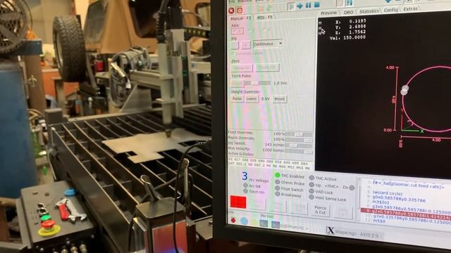 Raspberry Pi 4 Running PlasmaC (Axis GUI) on LinuxCNC Master (2.9) смотреть онлайн