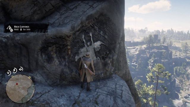 Red Dead Redemption 2 - Raven Claw Talisman - Rock Carvings Location - Old Brass Compass смотреть онлайн