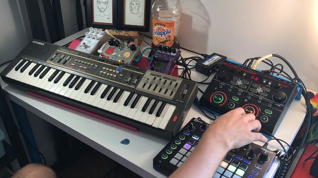JAM w/ Casiotone MT-100 & Novation Circuit смотреть онлайн