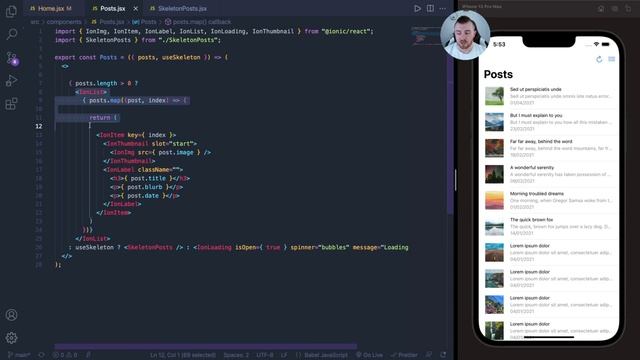 Increase UX in Ionic Apps using Skeleton Text (IonSkeletonText) смотреть онлайн