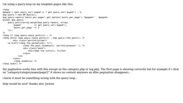 Wordpress: Pagination on category.php and tag.php not working (2 Solutions!!) смотреть онлайн