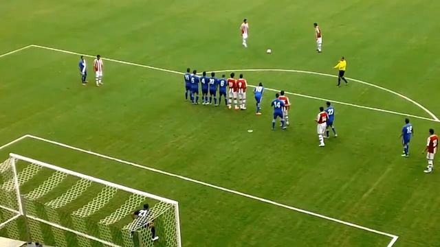 gol de fabro de tiro libre Paraguay смотреть онлайн