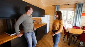 Дом из двойного бруса на винтовых сваях. Отзыв о компании ТопсХаус.