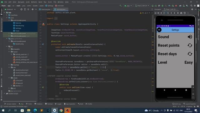 Приложение Планка на Java в Android Studio. Урок 34. Фиксим баг. смотреть онлайн
