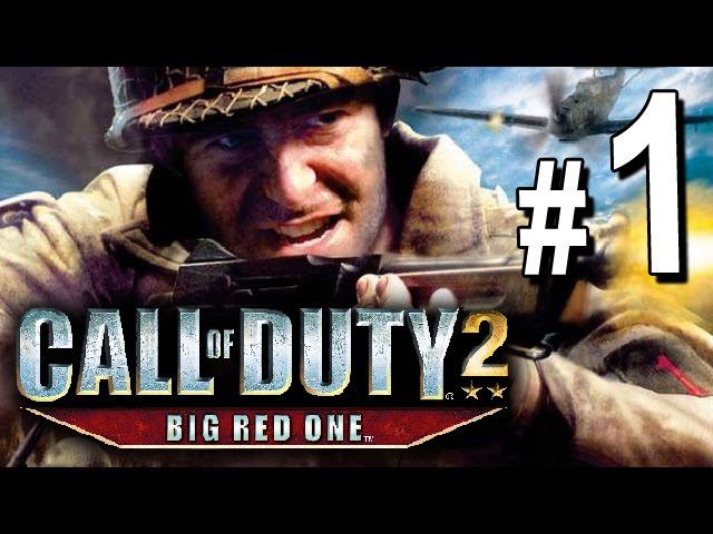 Call of Duty 2: The Big Red One - Baptism by fire - PS2 playthrough [SLES-53415] [SLUS-21228] смотреть онлайн
