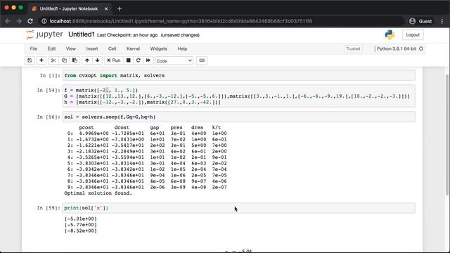 Cone Programming on CVXOPT in Python | Package for Convex Optimization | Python # 9 смотреть онлайн