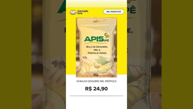 Bala De Gengibre E Mel As Mais Vendidas.aproveite Faz Sua Compra Entrega Para Todo Brasil...