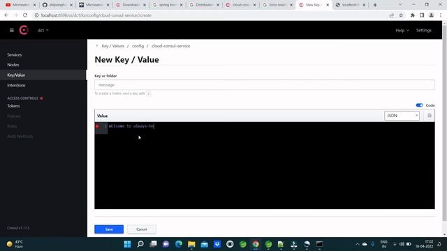 Consul Distributed Configuration with Sprint Boot Applications -Hindi смотреть онлайн