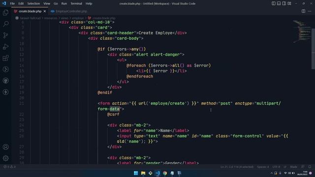 Tutorial Laravel 9 Indonesia #15. Upload Gambar File Storage Laravel смотреть онлайн