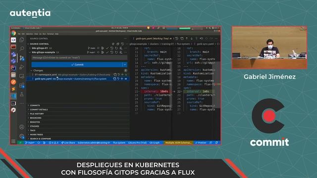 Gabriel Jimenez - Despliegues en Kubernetes con filosofía GitOps gracias a Flux смотреть онлайн