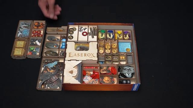 How it Fits inside Legends of Andor board game - Andor Organizer