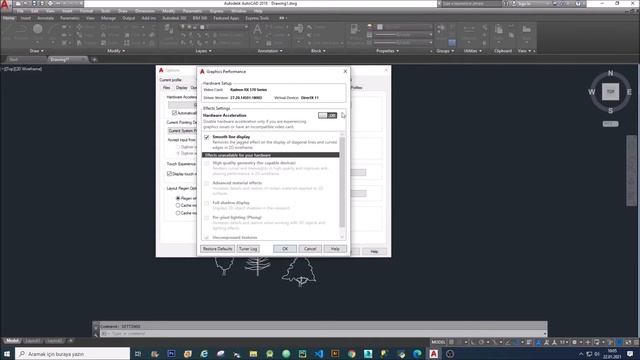 AutoCAD Grafik Performansı Ayarları İle AutoCAD Sorun Giderme Ve AutoCAD Hızlandırma Ders смотреть онлайн