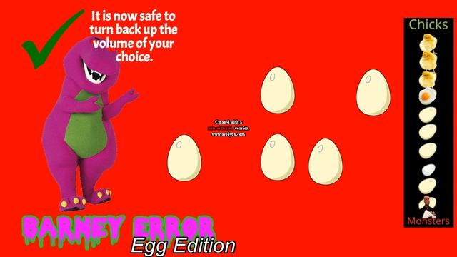 Barney Error 11 (Egg Edition) смотреть онлайн