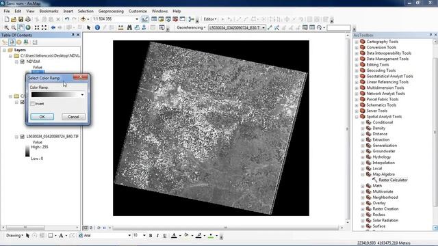 how to calculate NDVI using ArcGis смотреть онлайн