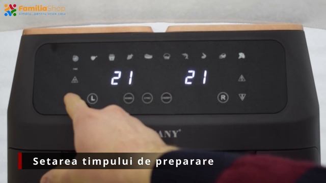 Friteuza fara ulei, Sokany SK-8030, 2 sertare de gatit, 2800W, 8L, Control Temperatura, Gri/Auriu смотреть онлайн