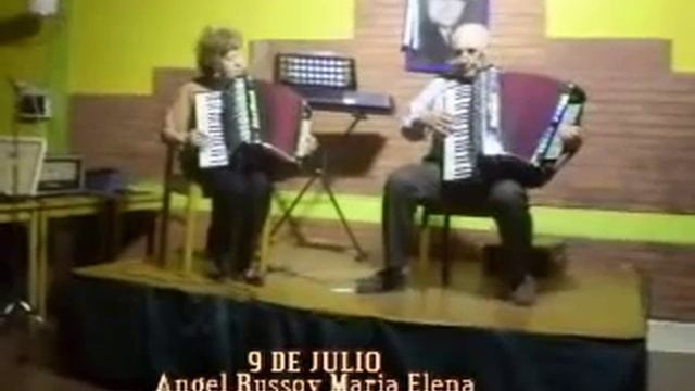 9 DE JULIO -TANGO-"DUO DE ACORDEONES"Angel Russo y Maria Elena смотреть онлайн