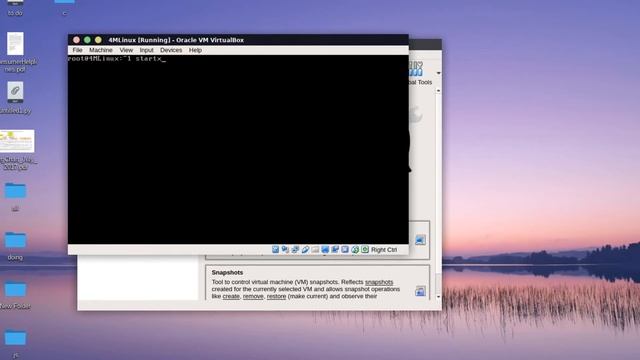 4MLinux installation | Virtual Box смотреть онлайн