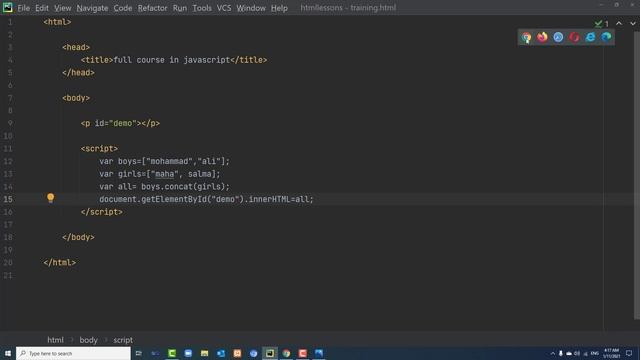 Learn JavaScript In Arabic #14 Array Methods P3 смотреть онлайн