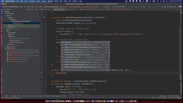 android kotlin change callback to coroutine | android callback coroutine | android suspendcoroutine смотреть онлайн